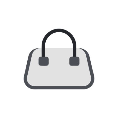 askı düz simgeli vektör çantası