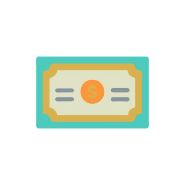 para vektörü düz renk simgesi