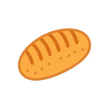 fırın ekmek simgesi vektör illüstrasyon grafik tasarımı