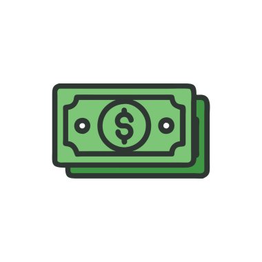 para çantası simgesi, vektör illüstrasyonu