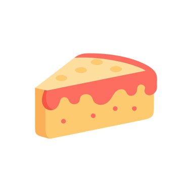 Şeffaf bir arkaplanda peynir vektör çizimi. Birinci kalite semboller. Konsept ve grafik tasarımı için vuruş simgesi.