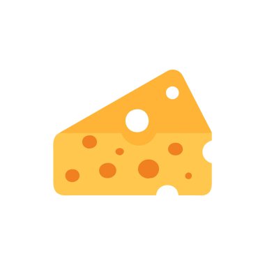 Peynir simgesi vektör illüstrasyonu