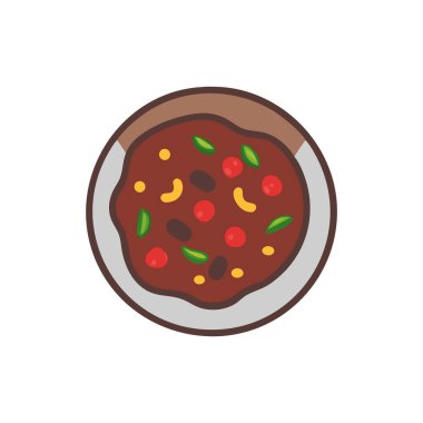 Domates düz simgesi