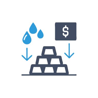 para simgesi, basit vektör çizimi, düzenlenebilir