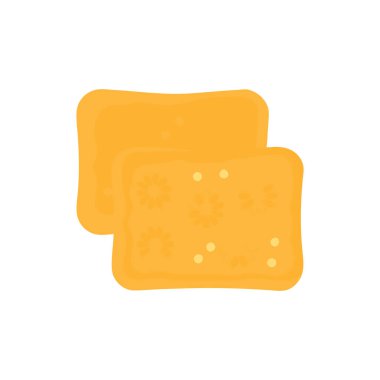 izole edilmiş çerez simgesi tasarım vektörü