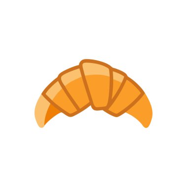 vektör çizim karikatür kruvasan