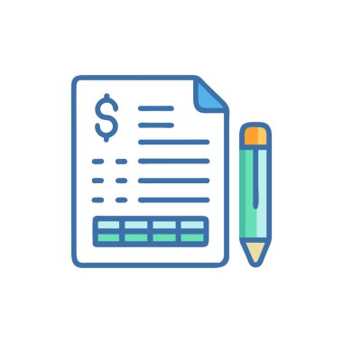 iş ve finans simgesi