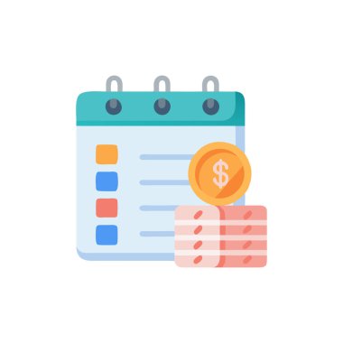 Dolar simgesi vektör illüstrasyonu.