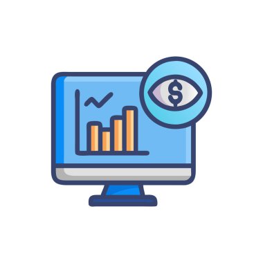 seo modern simgesinin vektör illüstrasyonu