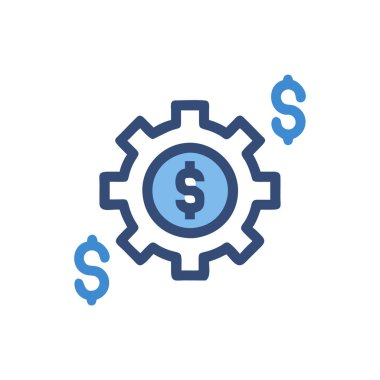 İş ve finans simge vektör