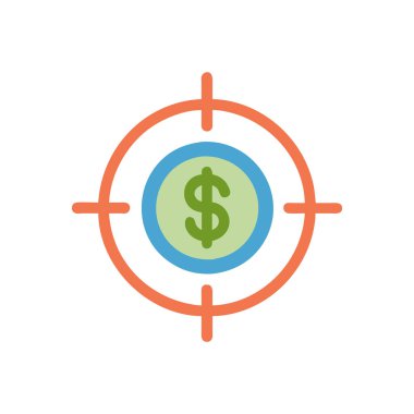 Dolar işareti vektör çizimi