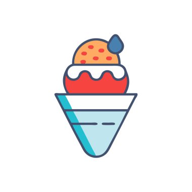 Dondurma renk simgesi.