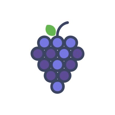 üzümlü meyve yassı simgesi