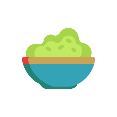 Bir kase izole sebze ikonu