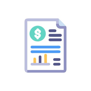 Bir işletme finansmanının vektör çizimi