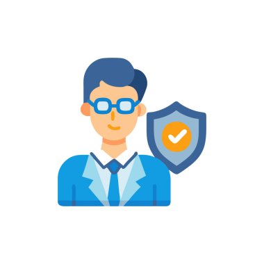 İş adamlarının vektör illüstrasyonu