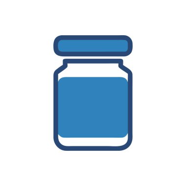 izole şişe kavanoz vektör tasarımı