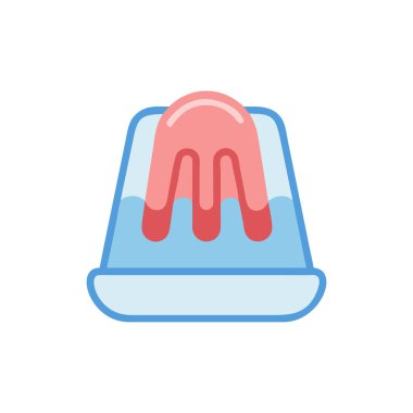 Sıcak hava soğuk ikon vektörü. Soğuk soğuk bir işaret. renk sembolü çizimi