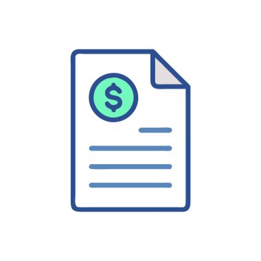 Para ikonu vektör olarak. Logotype