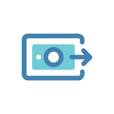 kamera vektörü renk simgesi