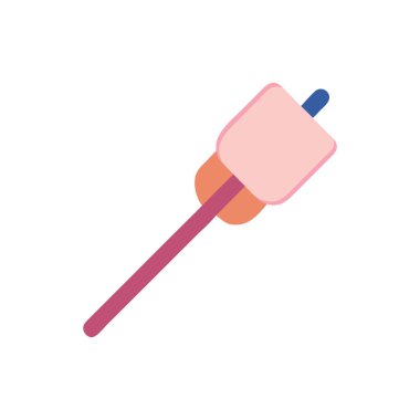 izole edilmiş renkli şeker çubuğu vektör tasarımı