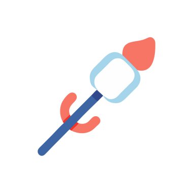 kürek simgesi vektör illüstrasyonu