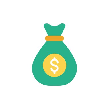 Bozuk para vektör tasarımlı dolar işareti