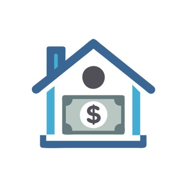 para evi logo vektör simgesi