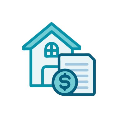 Emlak vektörü simgesi