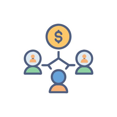 Şeffaf bir arkaplanda iş vektör illüstrasyonu. Birinci kalite semboller. Konsept ve grafik tasarım için ince bir simge. dizayn