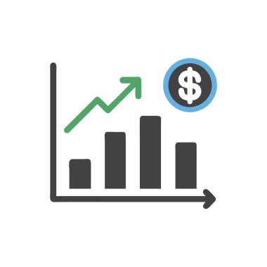 ticari grafik vektör simgesi