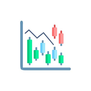 grafik vektörü düz resimleme simgesi