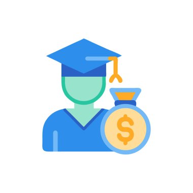 Eğitim simgesi, vektör illüstrasyonu