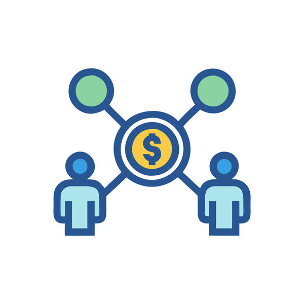 дизайн векторных иллюстраций сетевого обмена