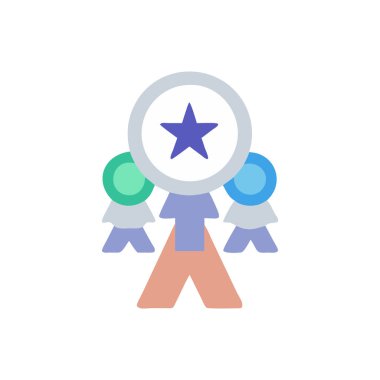 Şeffaf bir arkaplanda iş vektör illüstrasyonu. Birinci kalite semboller. Konsept ve grafik tasarımı için vuruş simgesi.