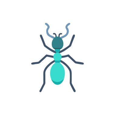 Böcek simgesi vektör illüstrasyonu