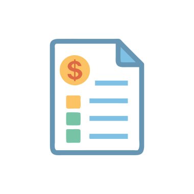 iş vektörü düz renk simgesi