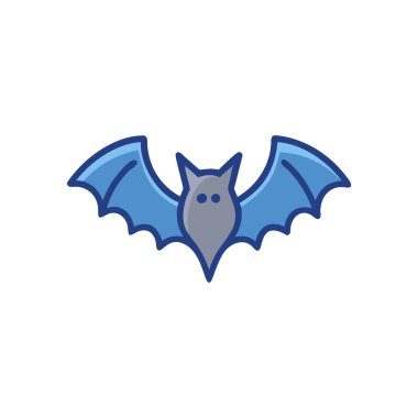 mavi yarasa simgesi, satır doldurulmuş biçim