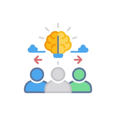 yaratıcı vektör düz renk simgesi