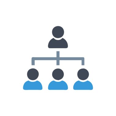 İnsanlar simge grubu. Düz tasarım stili