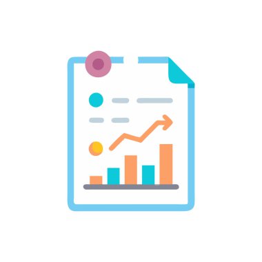 veri analiz simgesi. vektör illüstrasyonu