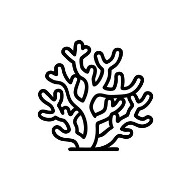 mercan simgesi vektör işareti ve beyaz arkaplanda izole edilmiş sembol