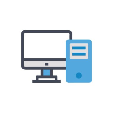 çevrimiçi alışveriş simgesi, vektör illüstrasyonu