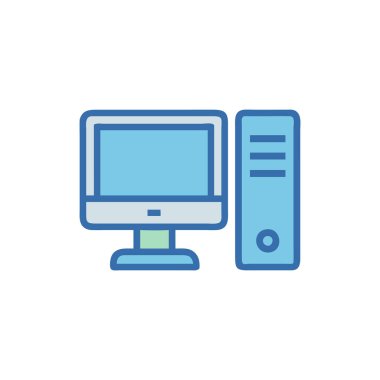 bilgisayar ve masaüstü simgesi, satır renk biçimi