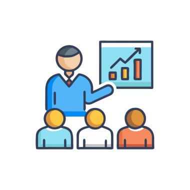 Vektör olarak iş simgesi. logotype