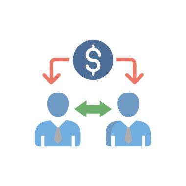 iş simgesi vektör illüstrasyonu