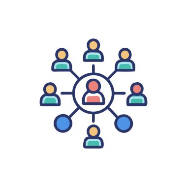 İş İdaresi ikonu vektör olarak. Logotype