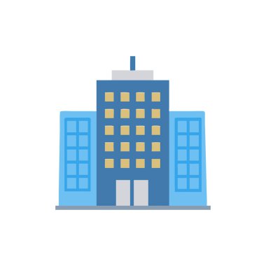 Beyaz arka planda şehir vektör illüstrasyonu. Kaliteli kaliteli semboller. Pankart ve web tasarımı için vuruş simgesi.