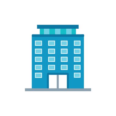 okul binası ikon vektör illüstrasyon tasarımı