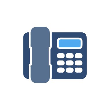 telefon vektörü renk simgesi